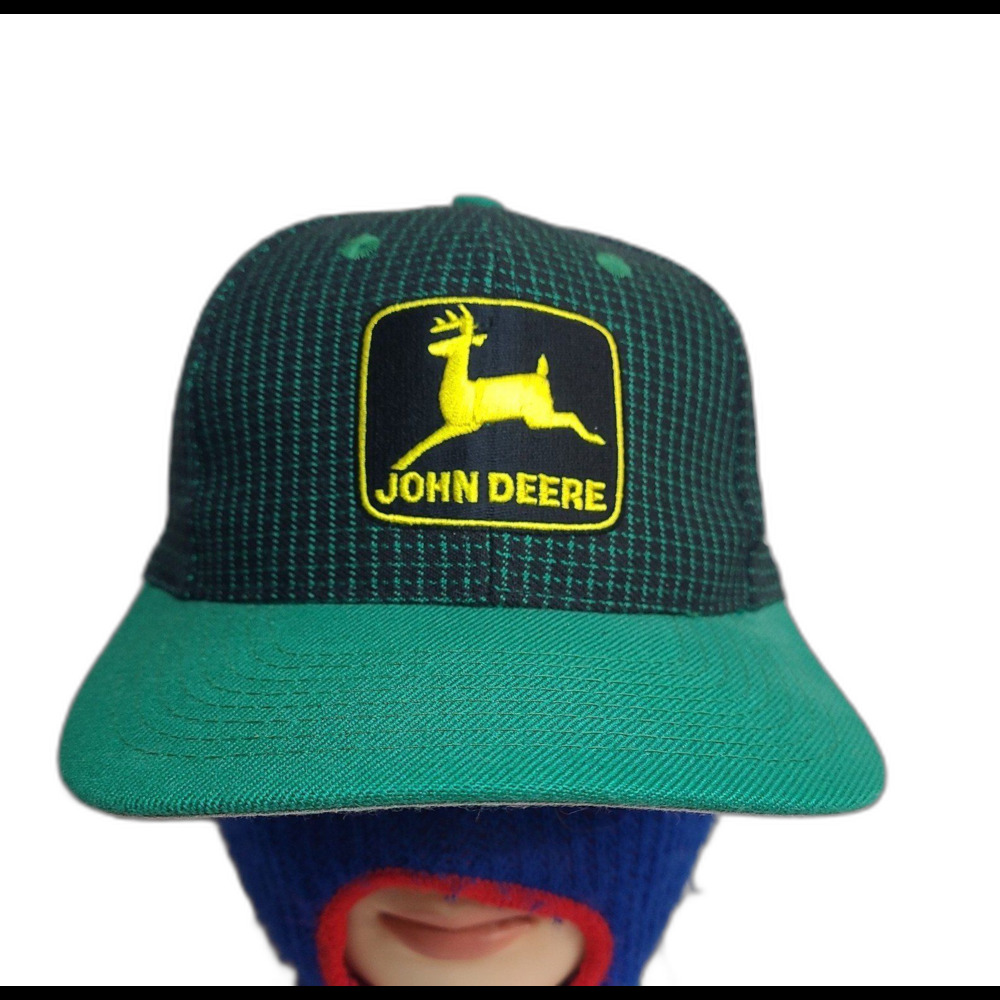 Vintage Logo Athletic John Deere hat